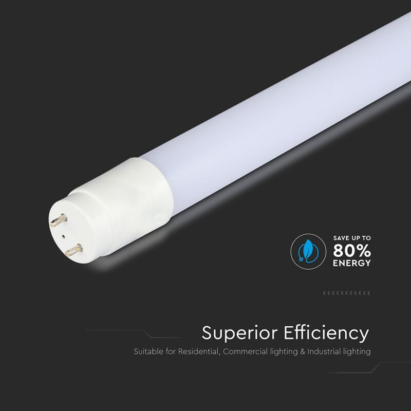 Λάμπα LED G13 T8 16.5W 120cm V-TAC 1850lm Ψυχρό Λευκό 6500K – 23873
