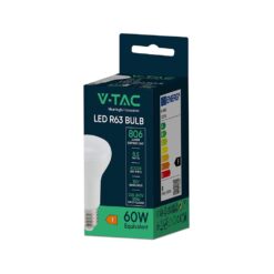 LED Λάμπα E27 R63 Σποτ 10W V-TAC 120° 830lm Φυσικό Λευκό 4000K – 23898