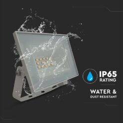 10W LED Floodlight 4000K White Body