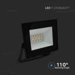 LED Προβολέας 10W V-TAC Μαύρος 730lm Αδιάβροχος IP65 Ψυχρό Λευκό 6500K – 23974