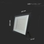 100W LED Floodlight 4000K Black Body