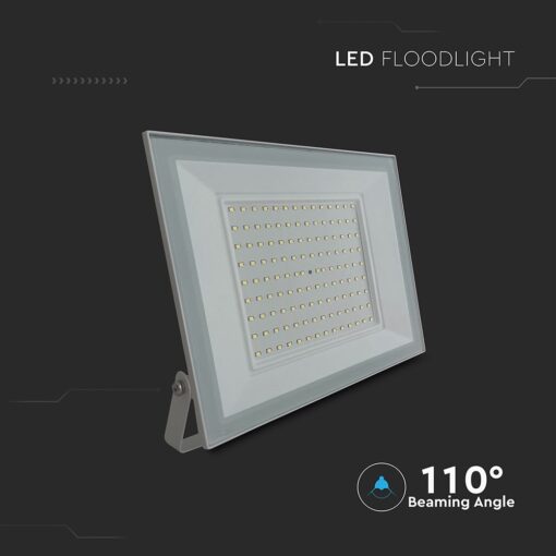 100W LED Floodlight 6500K White Body