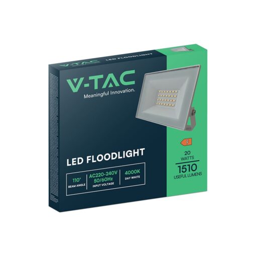 20W LED Floodlight 4000K White Body