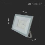 LED Προβολέας 50W V-TAC Λευκός 4700lm Αδιάβροχος IP65 Φυσικό Λευκό 4000K – 23987