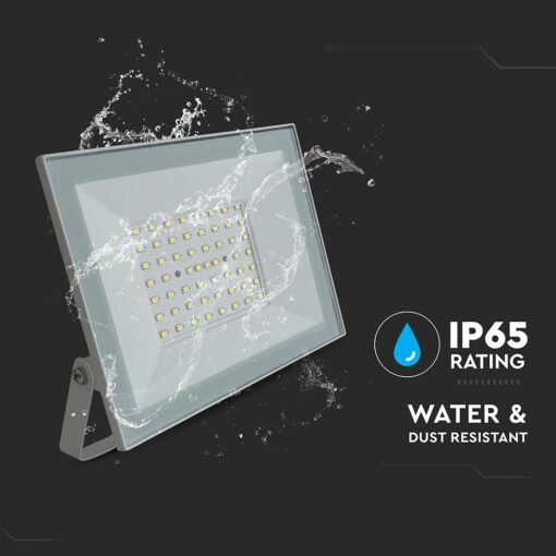 LED Προβολέας 50W V-TAC Λευκός 4700lm Αδιάβροχος IP65 Φυσικό Λευκό 4000K – 23987