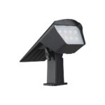 Ηλιακό Φωτιστικό Spot Καρφωτό/Επιδαπέδιο 1.3W LED CCT Ρυθμιζόμενο Μαύρο IP65 V-TAC – 23996