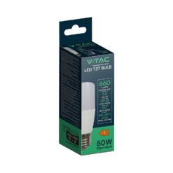 LED Λάμπα E27 7.5W  Σωληνωτή T37 V-TAC 230° 660lm 6500K – 24035
