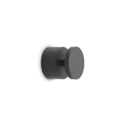 Ideal Lux Toffee Ap Φωτιστικό Τοίχου IP65 Μαύρο Κυκλικό LED 8W 900lm Θερμό Λευκό 3000K – 321202