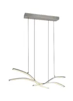 Trio Lighting - 332810307 SPIDER Κρεμαστό Φωτιστικό Ράγα LED 46W 5350lm Dimmable CCT Νίκελ Ματ με Τηλεχειριστήριο