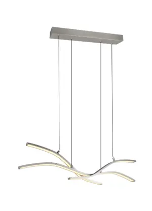 Trio Lighting - 332810307 SPIDER Κρεμαστό Φωτιστικό Ράγα LED 46W 5350lm Dimmable CCT Νίκελ Ματ με Τηλεχειριστήριο