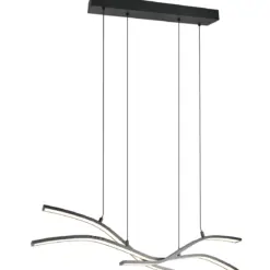 Trio Lighting - 332810332 SPIDER Κρεμαστό Φωτιστικό Ράγα LED 46W 5350lm Dimmable CCT Μαύρο Ματ με Τηλεχειριστήριο