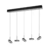 Trio Lighting – 334410507 GUANO Κρεμαστό Φωτιστικό Ράγα LED 40W 4250lm Step Dimmable CCT Μαύρο & Νίκελ