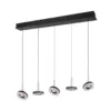 Trio Lighting – 334410565 GUANO Κρεμαστό Φωτιστικό Ράγα LED 40W 4250lm Step Dimmable CCT Μαύρο & Καφέ
