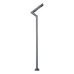 GLOBOSTAR® ZAPOPAN 90838 Φωτιστικό Urban Light Πλατείας/Πάρκου LED 30W 4080lm 120° AC 220-240V Αδιάβροχο IP65 IK09 Φυσικό Λευκό 5000K – LUMILEDs SMD Chip & MEANWELL Driver – Γκρι Ανθρακί – Μ75 x Π14 x Υ360cm – 5 Χρόνια Εγγύηση