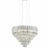 Trio Lighting - 367601206 Κρεμαστό Φωτιστικό Πολυέλαιος MALIZIA 2xE14 Χρώμιο & Κρύσταλλα Φ600