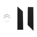 GLOBOSTAR® ALP-CORNER-IN90 LUMILINE 61770 Επιφανειακό / Κρεμαστό Προφίλ Αλουμινίου Γωνία με Λευκό Γαλακτερό Πατητό Κάλυμμα για Ταινίες LED IP20 – Μαύρο Ματ – Μ30 x Π3.5 x Υ7cm