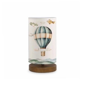 GloboStar® BALLON 204-0145 Παιδικό Eπιτραπέζιο Φωτιστικό Φιγούρα Μονόφωτο 1 x E27 IP20 Πολύχρωμο Ύφασμα – Μ15 x Π15 x Υ30cm