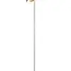 Trio Lighting - 434410107 GUANO Φωτιστικό Δαπέδου LED 19W 2100lm Step Dimmable CCT Μαύρο & Νίκελ Ματ