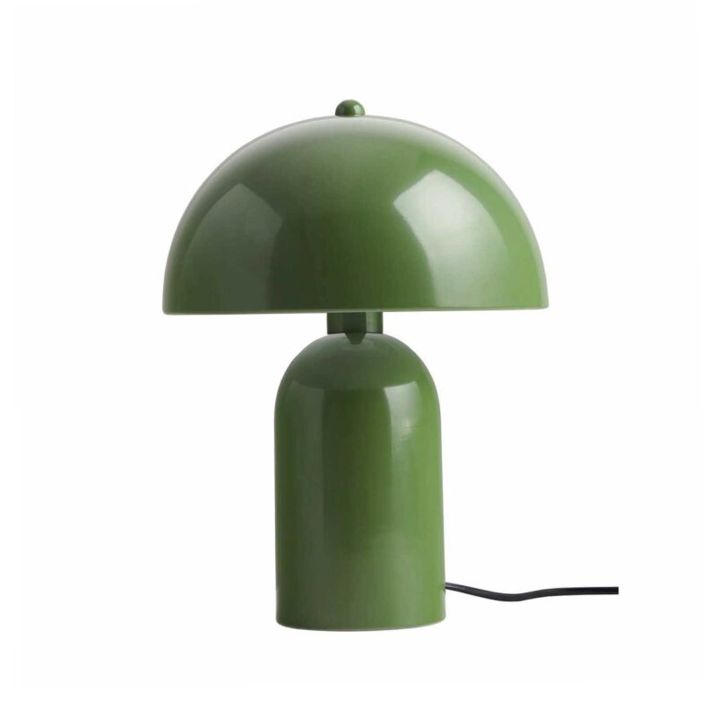 GloboStar® GASCO 204-0147 Μοντέρνο Eπιτραπέζιο Φωτιστικό Μονόφωτο 1 x E27 IP20 Πράσινο Μέταλλο – Μ25 x Π25 x Υ35cm