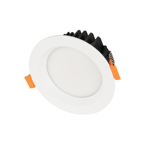 GLOBOSTAR® WATERA 60898 Χωνευτό Downlight Σποτ Panel Μπάνιου & WC LED 12W 1500lm 120° AC 220-240V Αδιάβροχο IP54 Ρυθμιζόμενο Λευκό CCT με Διακόπτη στο Σώμα 2700K/4500K/6000K Dimmable – Lumileds SMD Chip & TÜV SÜD Driver – Λευκό Ματ – Μ10.8 x Π10.8 x Υ3.2cm / Q9cm – 3 Χρόνια Εγγύηση