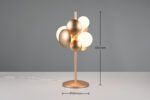 Trio Lighting Bubble 517400379 – Διακοσμητικό Επιτραπέζιο Φωτιστικό 3 x G9 Χρυσό