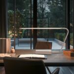 Trio Lighting Επιτραπέζιο Φωτιστικό Γραφείου LED OLEA 6.5W Dimmable 620lm CCT Νίκελ Ματ – 554310107