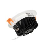 GLOBOSTAR® WATERA 60898 Χωνευτό Downlight Σποτ Panel Μπάνιου & WC LED 12W 1500lm 120° AC 220-240V Αδιάβροχο IP54 Ρυθμιζόμενο Λευκό CCT με Διακόπτη στο Σώμα 2700K/4500K/6000K Dimmable – Lumileds SMD Chip & TÜV SÜD Driver – Λευκό Ματ – Μ10.8 x Π10.8 x Υ3.2cm / Q9cm – 3 Χρόνια Εγγύηση