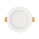 GLOBOSTAR® WATERA 60898 Χωνευτό Downlight Σποτ Panel Μπάνιου & WC LED 12W 1500lm 120° AC 220-240V Αδιάβροχο IP54 Ρυθμιζόμενο Λευκό CCT με Διακόπτη στο Σώμα 2700K/4500K/6000K Dimmable – Lumileds SMD Chip & TÜV SÜD Driver – Λευκό Ματ – Μ10.8 x Π10.8 x Υ3.2cm / Q9cm – 3 Χρόνια Εγγύηση