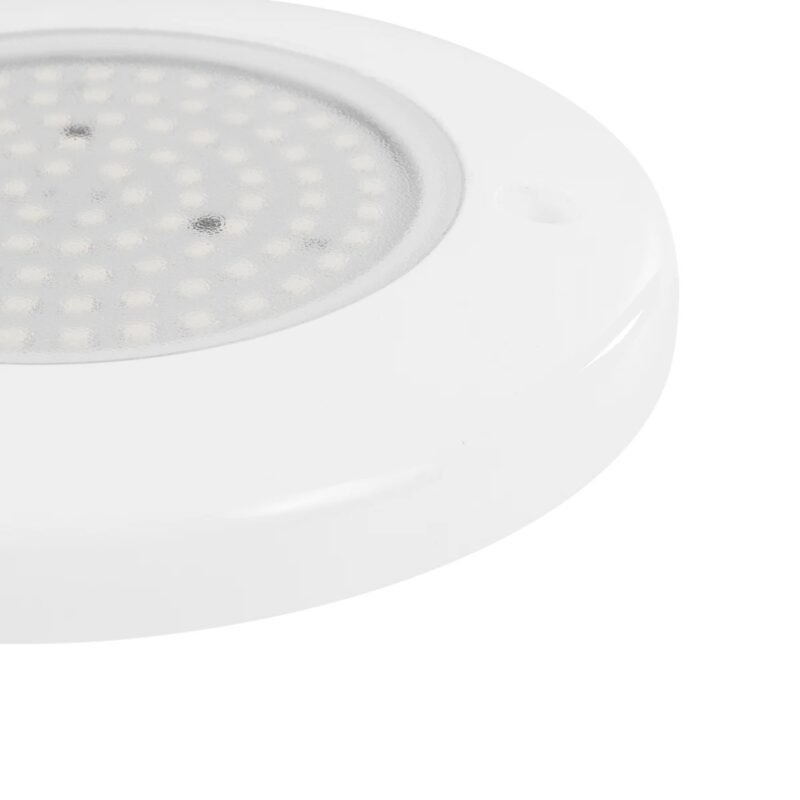 GLOBOSTAR® POOLARTY 61717 Υποβρύχιο Φωτιστικό για Σιντριβάνια/Πισίνες LED 8W 560lm 120° DC 12V Αδιάβροχο IP68 Μπλε Dimmable – Bridgelux SMD Chip – 1m VDE Rubber Καλώδιο – Μ13 x Π13 x Υ2cm – 3 Χρόνια Εγγύηση