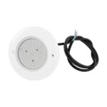 GLOBOSTAR® POOLARTY 61717 Υποβρύχιο Φωτιστικό για Σιντριβάνια/Πισίνες LED 8W 560lm 120° DC 12V Αδιάβροχο IP68 Μπλε Dimmable – Bridgelux SMD Chip – 1m VDE Rubber Καλώδιο – Μ13 x Π13 x Υ2cm – 3 Χρόνια Εγγύηση