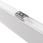 GLOBOSTAR® ALP-LINEAR LUMILINE 61763-3M Επιφανειακό / Κρεμαστό / Επιτοίχιο Προφίλ Αλουμινίου με Λευκό Γαλακτερό Πατητό Κάλυμμα για Ταινίες LED IP20 – Λευκό Ματ – Μ300 x Π3.5 x Υ7cm
