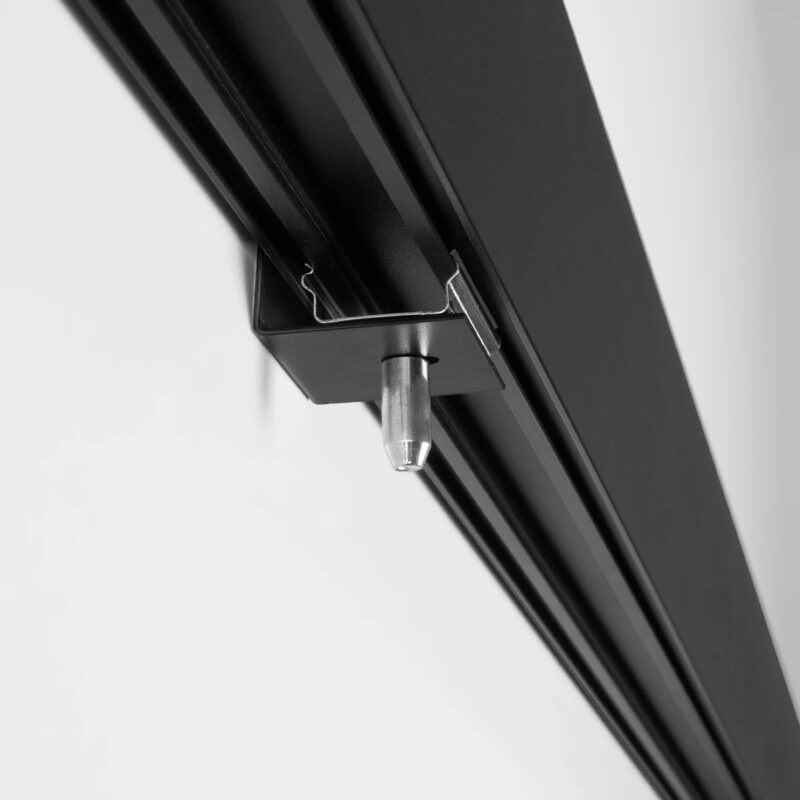 GLOBOSTAR® ALP-LINEAR LUMILINE 61764-3M Επιφανειακό / Κρεμαστό / Επιτοίχιο Προφίλ Αλουμινίου με Λευκό Γαλακτερό Πατητό Κάλυμμα για Ταινίες LED IP20 – Μαύρο Ματ – Μ300 x Π3.5 x Υ7cm