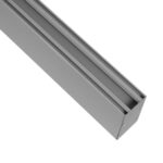 GLOBOSTAR® ALP-LINEAR LUMILINE 61765-3M Επιφανειακό / Κρεμαστό / Επιτοίχιο Προφίλ Αλουμινίου με Λευκό Γαλακτερό Πατητό Κάλυμμα για Ταινίες LED IP20 – Γκρι Ανθρακί Ματ – Μ300 x Π3.5 x Υ7cm