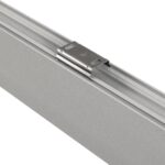 GLOBOSTAR® ALP-LINEAR LUMILINE 61765-3M Επιφανειακό / Κρεμαστό / Επιτοίχιο Προφίλ Αλουμινίου με Λευκό Γαλακτερό Πατητό Κάλυμμα για Ταινίες LED IP20 – Γκρι Ανθρακί Ματ – Μ300 x Π3.5 x Υ7cm