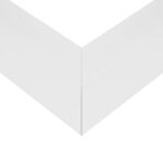 GLOBOSTAR® ALP-CORNER-SIDE90 LUMILINE 61766 Επιφανειακό / Κρεμαστό Προφίλ Αλουμινίου Γωνία με Λευκό Γαλακτερό Πατητό Κάλυμμα για Ταινίες LED IP20 – Λευκό Ματ – Μ30 x Π3.5 x Υ7cm