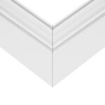 GLOBOSTAR® ALP-CORNER-SIDE90 LUMILINE 61766 Επιφανειακό / Κρεμαστό Προφίλ Αλουμινίου Γωνία με Λευκό Γαλακτερό Πατητό Κάλυμμα για Ταινίες LED IP20 – Λευκό Ματ – Μ30 x Π3.5 x Υ7cm