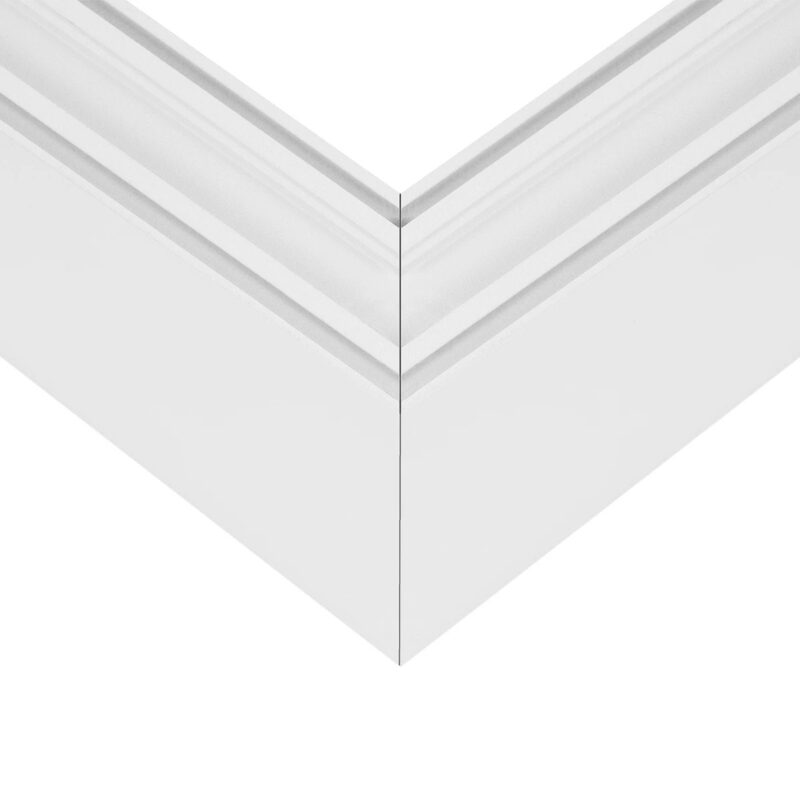 GLOBOSTAR® ALP-CORNER-SIDE90 LUMILINE 61766 Επιφανειακό / Κρεμαστό Προφίλ Αλουμινίου Γωνία με Λευκό Γαλακτερό Πατητό Κάλυμμα για Ταινίες LED IP20 – Λευκό Ματ – Μ30 x Π3.5 x Υ7cm