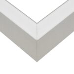 GLOBOSTAR® ALP-CORNER-SIDE90 LUMILINE 61768 Επιφανειακό / Κρεμαστό Προφίλ Αλουμινίου Γωνία με Λευκό Γαλακτερό Πατητό Κάλυμμα για Ταινίες LED IP20 – Γκρι Ανθρακί Ματ – Μ30 x Π3.5 x Υ7cm