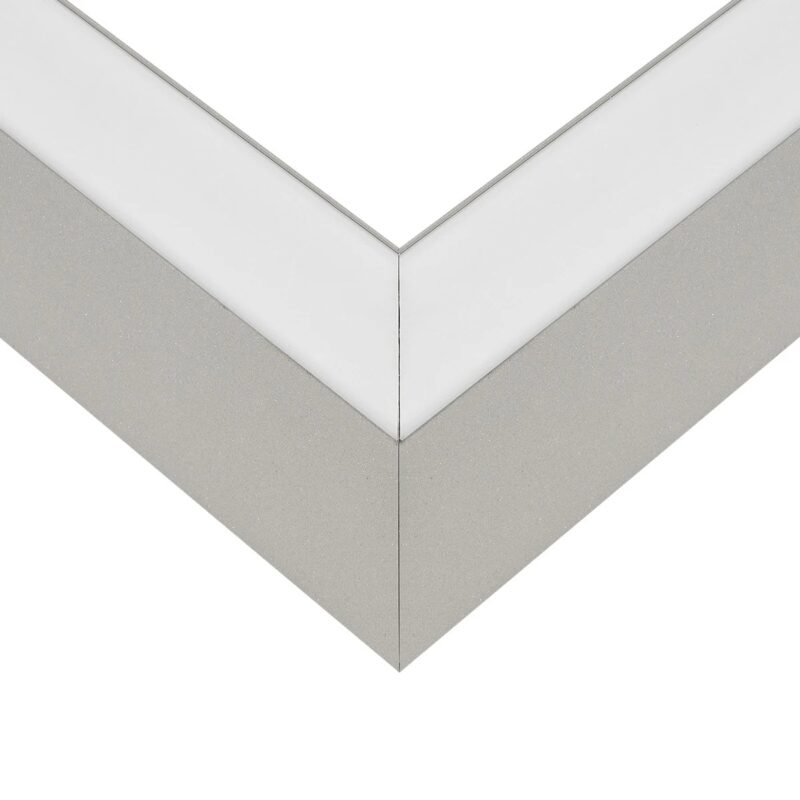 GLOBOSTAR® ALP-CORNER-SIDE90 LUMILINE 61768 Επιφανειακό / Κρεμαστό Προφίλ Αλουμινίου Γωνία με Λευκό Γαλακτερό Πατητό Κάλυμμα για Ταινίες LED IP20 – Γκρι Ανθρακί Ματ – Μ30 x Π3.5 x Υ7cm