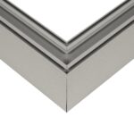 GLOBOSTAR® ALP-CORNER-SIDE90 LUMILINE 61768 Επιφανειακό / Κρεμαστό Προφίλ Αλουμινίου Γωνία με Λευκό Γαλακτερό Πατητό Κάλυμμα για Ταινίες LED IP20 – Γκρι Ανθρακί Ματ – Μ30 x Π3.5 x Υ7cm