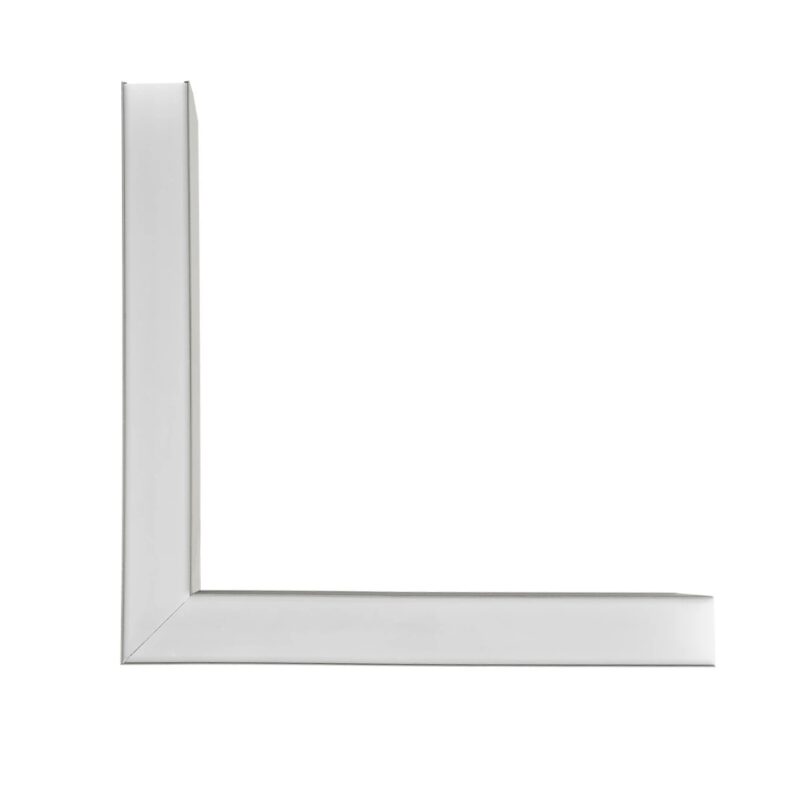 GLOBOSTAR® ALP-CORNER-SIDE90 LUMILINE 61768 Επιφανειακό / Κρεμαστό Προφίλ Αλουμινίου Γωνία με Λευκό Γαλακτερό Πατητό Κάλυμμα για Ταινίες LED IP20 – Γκρι Ανθρακί Ματ – Μ30 x Π3.5 x Υ7cm