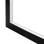 GLOBOSTAR® ALP-CORNER-IN90 LUMILINE 61770 Επιφανειακό / Κρεμαστό Προφίλ Αλουμινίου Γωνία με Λευκό Γαλακτερό Πατητό Κάλυμμα για Ταινίες LED IP20 – Μαύρο Ματ – Μ30 x Π3.5 x Υ7cm