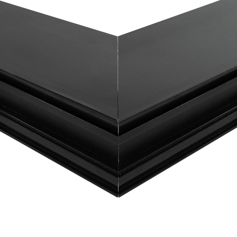 GLOBOSTAR® ALP-CORNER-IN90 LUMILINE 61770 Επιφανειακό / Κρεμαστό Προφίλ Αλουμινίου Γωνία με Λευκό Γαλακτερό Πατητό Κάλυμμα για Ταινίες LED IP20 – Μαύρο Ματ – Μ30 x Π3.5 x Υ7cm