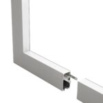 GLOBOSTAR® ALP-CORNER-IN90 LUMILINE 61771 Επιφανειακό / Κρεμαστό Προφίλ Αλουμινίου Γωνία με Λευκό Γαλακτερό Πατητό Κάλυμμα για Ταινίες LED IP20 – Γκρι Ανθρακί Ματ – Μ30 x Π3.5 x Υ7cm