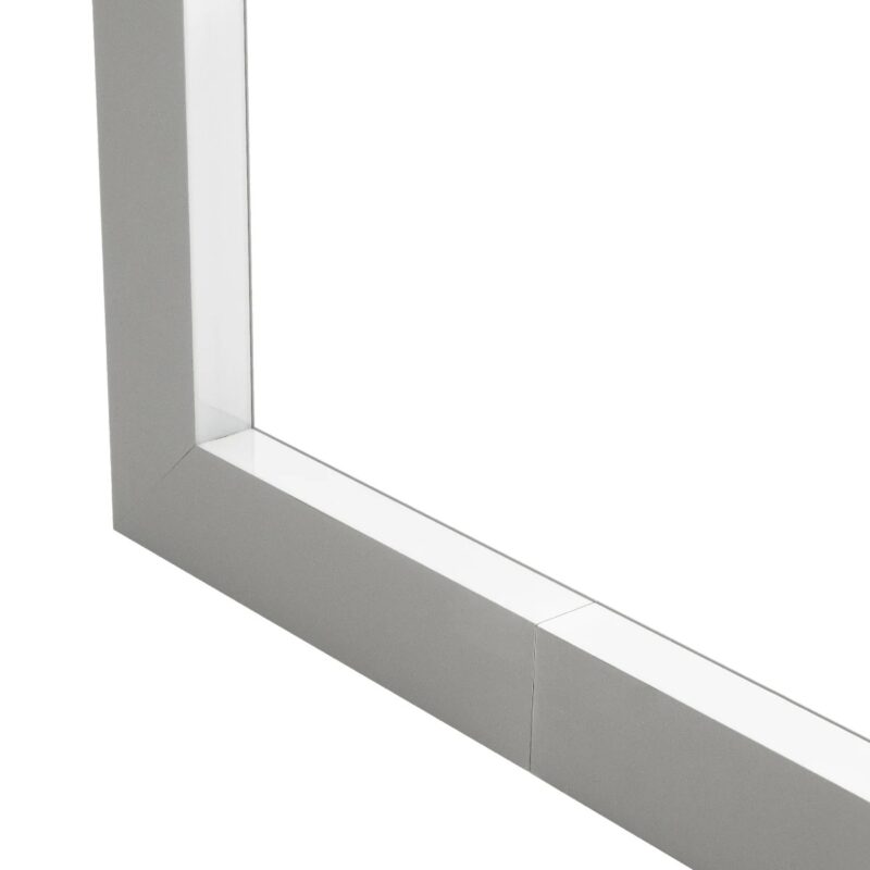 GLOBOSTAR® ALP-CORNER-IN90 LUMILINE 61771 Επιφανειακό / Κρεμαστό Προφίλ Αλουμινίου Γωνία με Λευκό Γαλακτερό Πατητό Κάλυμμα για Ταινίες LED IP20 – Γκρι Ανθρακί Ματ – Μ30 x Π3.5 x Υ7cm