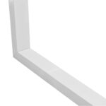 GLOBOSTAR® ALP-CORNER-SIDE90 BRIGHTRAIL 61777 Επιφανειακό / Κρεμαστό Προφίλ Αλουμινίου Γωνία με Λευκό Γαλακτερό Πατητό Κάλυμμα για Ταινίες LED IP20 – Λευκό Ματ – Μ30 x Π5 x Υ7.5cm