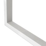 GLOBOSTAR® ALP-CORNER-SIDE90 BRIGHTRAIL 61779 Επιφανειακό / Κρεμαστό Προφίλ Αλουμινίου Γωνία με Λευκό Γαλακτερό Πατητό Κάλυμμα για Ταινίες LED IP20 – Γκρι Ανθρακί Ματ – Μ30 x Π5 x Υ7.5cm