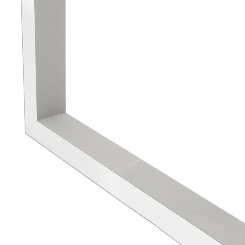 GLOBOSTAR® ALP-CORNER-SIDE90 BRIGHTRAIL 61779 Επιφανειακό / Κρεμαστό Προφίλ Αλουμινίου Γωνία με Λευκό Γαλακτερό Πατητό Κάλυμμα για Ταινίες LED IP20 – Γκρι Ανθρακί Ματ – Μ30 x Π5 x Υ7.5cm