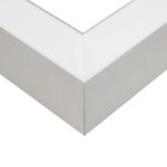 GLOBOSTAR® ALP-CORNER-SIDE90 BRIGHTRAIL 61779 Επιφανειακό / Κρεμαστό Προφίλ Αλουμινίου Γωνία με Λευκό Γαλακτερό Πατητό Κάλυμμα για Ταινίες LED IP20 – Γκρι Ανθρακί Ματ – Μ30 x Π5 x Υ7.5cm