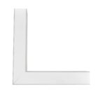 GLOBOSTAR® ALP-CORNER-SIDE90 BRIGHTRAIL 61779 Επιφανειακό / Κρεμαστό Προφίλ Αλουμινίου Γωνία με Λευκό Γαλακτερό Πατητό Κάλυμμα για Ταινίες LED IP20 – Γκρι Ανθρακί Ματ – Μ30 x Π5 x Υ7.5cm